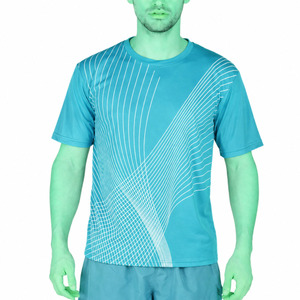T-shirts pour hommes de haute qualité, respirants, en coton 300g, col en V, manches courtes, avec faible MOQ, nouveau modèle 2026, meilleur prix de gros - Product Image 2