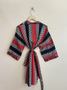 Lot de kimonos indiens en pure soie, peignoirs japonais confortables et doux en soie, robes de chambre florales, tenues de plage, vêtements de nuit pour la maison en été - Product Image 6