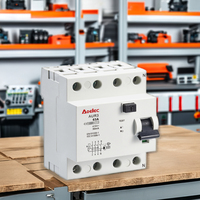 Disjoncteur différentiel modulaire AOELEC AUR3, 4 pôles, 10 kA, type magnétique, AC/A/S, certifié CE