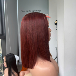 Peluca de cabello humano vietnamita Extensiones de color marrón Precio al por mayor de alta calidad Hueso recto - Product Image 3