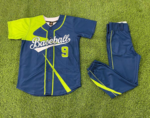 New Design Customizable <b>Baseball</b> Sportswear Breathable Quick Dry 100% Polyester Uniforms Custom Logo Crew Neck Low Price <b>Sets</b> - Product Image 2