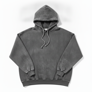 Sudadera con Capucha Estampada Personalizada Estilo Vintage Desgastado con Lavado Ácido, de Algodón Térmico para Invierno, con Logotipo Bordado Personalizable, Estilo Urbano 3D Sencillo - Product Image 6