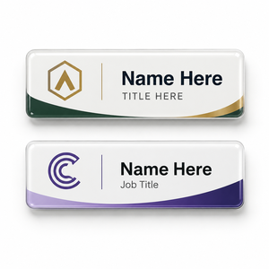 Porta Tarjetas de Identificación de Acrílico Transparente, Personalizados para Empleados, Exhibidores Weima para Hoteles, Oficinas, Restaurantes y Empresas - Product Image 1