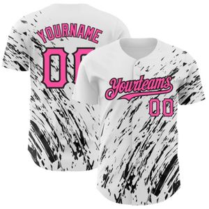 Camiseta de béisbol al por mayor, uniforme de equipo con botones de poliéster, camisa deportiva que absorbe la humedad para hombres y jóvenes, camiseta personalizada - Product Image 6