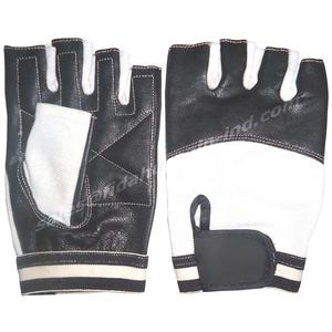 <b>Weight</b> <b>Lifting</b> Gloves Best Quality Fitness Gloves in Leather back Spandex Best Quality Fitness Gym Gloves - Product Image 1