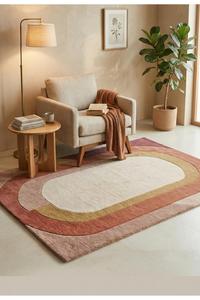 Custom Logo Woven Wool Carpet <b>Rug</b> Non-Shedding Indoor Flooring for Bedroom & <b>Playroom</b> for Export Sale - Product Image 1