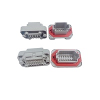 12 pines DEUTSCH DT15 Straight DT PCB Header Connector Montaje en panel Gris Auto Connector