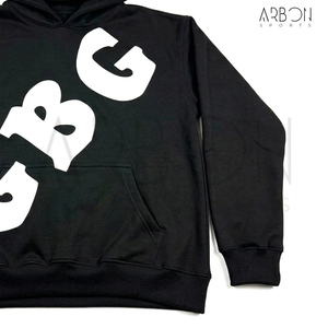 Sweat-shirt à capuche pour homme de couleur noire avec logo personnalisé, service OEM ODM, bon fournisseur, nouvelle arrivée, fabrication artisanale, qualité supérieure - Product Image 4