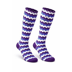 Chaussettes de football respirantes antidérapantes avec design à revers en coton et élasthanne à séchage rapide pour le football et le cyclisme masculins - Product Image 4