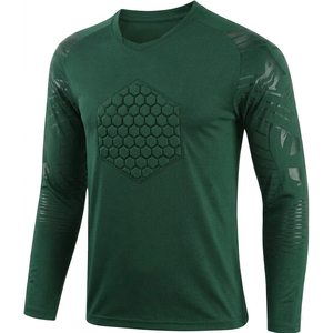 American Football Compression Full Sleeves Shirt In <b>Padding</b> Breathable Athletic Protection Wear Top for Men Football <b>Padded</b> Tops - Product Image 4