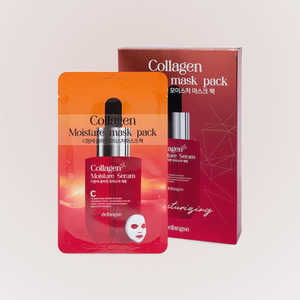 แผ่นมาส์กหน้าคอลลาเจน Dipangse Collagen Moisture Face Mask 10 แผ่น ผลิตในเกาหลี - Product Image 2