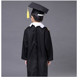 Conjunto de toga de graduación escolar personalizable, gorro y borla de poliéster, para ceremonias, de alta calidad, importado, para estudiantes universitarios y de jardín de infantes - Product Image 6