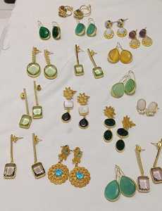 Premium Quality <b>Beautiful</b> Mix Design <b>Earrings</b> Comfortable Lightweight Ideal For Office Wear, Casual Wear, Party & College Wear - Product Image 2