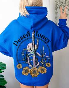 Sweat-shirt à capuche graphique Desert Honey, style Western Boho Cactus, imprimé personnalisé, respirant toute la journée, pour femme, vêtement d'hiver, OEM/ODM - Product Image 3