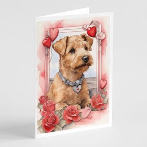 Lakeland Terrier การ์ดอวยพร A7วาเลนไทน์, การ์ดเปล่า8ใบพร้อมซองขนาด5x7 - Product Image 1