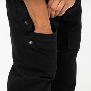 Multi-Pocket Straight Casual Cargo Pants for <b>Men</b>-Mid Waist Worsted Fabric <b>Drawstring</b> Closure Breathable for Summer Urban Outdoor - Product Image 4