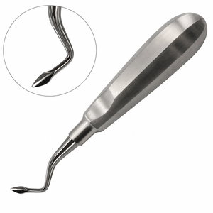 Elevador de Raíces Curvo Izquierdo Grande, Manual, de Acero Inoxidable, Instrumento Dental para Extracción, Herramienta Quirúrgica Profesional - Product Image 4