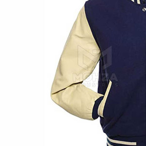 Premium Quality Pakistan Made Men <b>Leather</b> Sleeves Letterman <b>Jackets</b> Custom Design And Color Wholesale OEM Service <b>Winter</b> <b>Jacket</b> - Product Image 6
