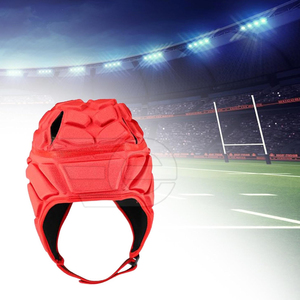 Rugby Helmets Lightweight Protective Headgear Shock Absorbing Padding Adjustable Strap Safety Helmet For Training - Product Image 5