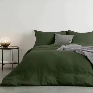 Juego de Funda Nórdica de Lino 100% Lino de Lujo 400 Hilos, Lavado a la Piedra, Precio de Fábrica al por Mayor para Hoteles y Uso Hospitalario - Product Image 3