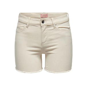 Shorts en jean beige tendance pour femme, nouvelle collection été, coupe décontractée, style décontracté pour l'été, vente en gros personnalisée - Product Image 1