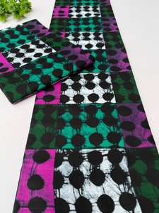 Tissu imprimé à la cire africaine Hitjem Export avec des motifs colorés et une sensation de coton doux pour les vêtements et la mode - Product Image 4