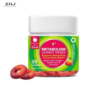 Gomitas de Vinagre de Sidra de Manzana OEM con Vitamina B12 y Cromo para el Apoyo al Metabolismo y Control de <span class=keywords><strong>Peso</strong></span> - Product Image 1