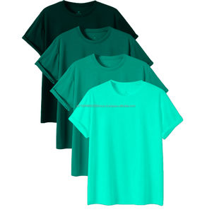 Camisetas de Poliéster y Algodón Ecológicas Personalizadas al por Mayor, 180g, para Hombre, Marca Privada OEM, Tallas Grandes, Casuales, Transpirables, con su Propio Diseño - Product Image 3