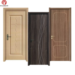 Portes en bois composite solide WPC, style vietnamien, imperméables, écologiques, isolées, pré-montées, pour appartement, chambre à coucher, directement de l'usine - Product Image 4