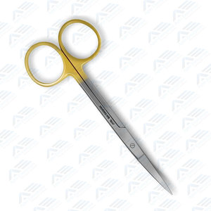 Tijera médica Goldman de alta calidad, instrumentos médicos de 13cm, nitidez de corte superior, acero inoxidable alemán con mangos dorados - Product Image 4