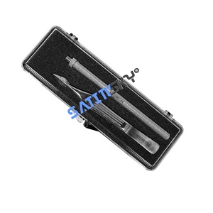 Lot de 10 pinces à éclats en acier inoxydable de haute qualité Pince à épiler à pointe fine 4.5 \ "Ensemble d'instruments chirurgicaux - Product Image 3