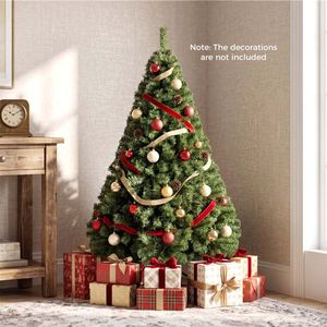 Albero di Natale Artificiale Premium in Abete da 2,1 m Pre-Illuminato con 519 Rami in PVC Pieni e Pieghevoli per Facile Montaggio, Uso Interno - Product Image 2