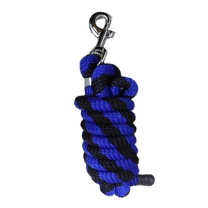 Customized Two Tone Nylon Webbing Comfortable Hand Braided Nylon Horse Lead Rope at <b>Cheap</b> Price - Product Image 4