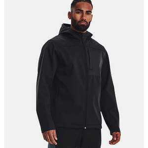 Veste coupe-vent légère en toile pour homme avec fermeture éclair et logo, idéale pour la randonnée hivernale et les activités de plein air - Product Image 5