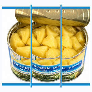 Tasty Top Notch Quality Made In Vietnam Top Selling Cheap Price <b>Pineapple</b> Pieces in <b>Light</b> Syrup Bulk Supply - Product Image 3