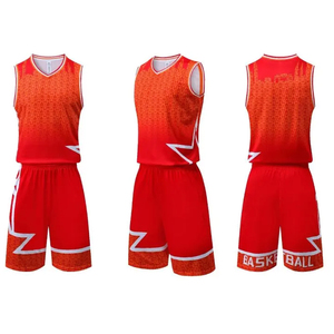 Mesh Breathable Basketball Uniforms Set Blank Polyester Custom Team Practice Training Jerseys Sports Shorts Clothing Plus Sizes - Product Image 5