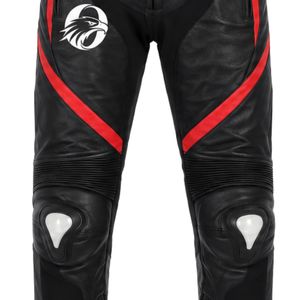 Black <b>Red</b> Motorbike Pants for Men Motorcycle Riding Trousers Protective Gear Lightweight Racing Pants Durable Adventure - Product Image 6