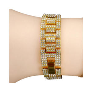Pulsera Cubana de Moissanita, Plata 925 con Baño de Rodio, Engaste de Garras, Diseño Geométrico, Pulsera de Cadena de Lujo Unisex - Product Image 4