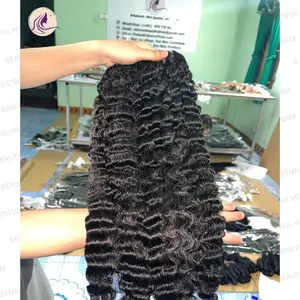 100% ekstensi rambut manusia lembut Vietnam beri Vietnam ekstensi rambut manusia, rambut Donor tunggal, wig berwarna depan renda rambut manusia