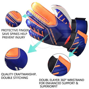 Nouveaux Gants de Gardien de But en Cuir pour l'Extérieur 2026 – Conception Personnalisée OEM, Vente en Gros, Imperméables et Antidérapants - Product Image 2