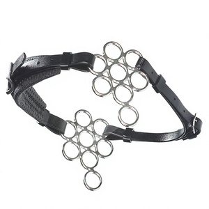 Bridon équestre léger en acier inoxydable doublé polaire, style Hackamore, taille personnalisée, pour chevaux de style western - Product Image 4