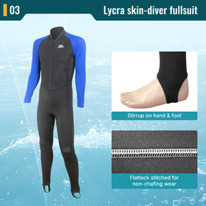 Spandex peau-plongeur costume complet pour homme pour dame combinaisons de plongée sports nautiques plongée natation plongée surf plongée sous-marine chasse sous-marine kayak - Product Image 4