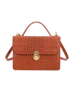 Women's High Quality Casual Bag with <b>Frame</b> Closure Genuine Cowhide Leather White Handbag 2026 OEM Wholesale Custom Colors & Logo - Product Image 1