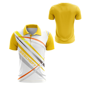 Polo pour homme en tissu de coton durable, respirant, coupe confortable, absorbant la transpiration, idéal pour les occasions décontractées et le bureau - Product Image 3