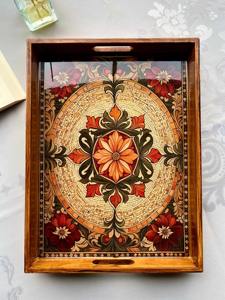 Plateau en bois imprimé pour serre de jardin, pour semis et rangement d'outils, utilisation comme plateau de service, vente en gros - Product Image 4