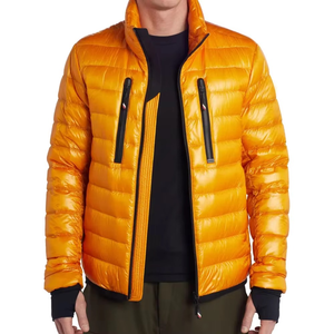 เสื้อแจ็คเก็ตพัฟเฟอร์ขนเป็ดสำหรับผู้ชาย แขนสั้น ผ้าริปสต็อปไนลอน ขนห่าน 90/10 คอสูง เสื้อปาร์ก้าสำหรับเล่นสกีฤดูหนาว เสื้อโค้ทเทคนิคอลสำหรับเล่นสกีแบบอัลไพน์ - Product Image 6