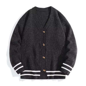 Cardigan en coton décontracté pour homme, respirant, tricoté pour l'hiver, services de personnalisation de logo ODM OEM - Product Image 6