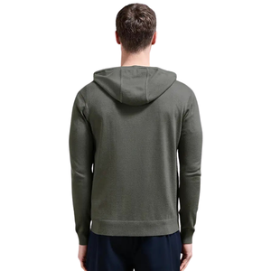 Sweat-shirt à capuche zippé en maille mercerisée de qualité supérieure, personnalisé, décontracté, à manches longues, style streetwear, imperméable et coupe-vent pour l'hiver - Product Image 2