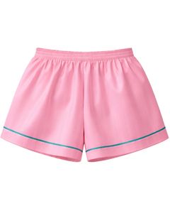 Pink Teal Satin Women Pajama Set Silk Sleepwear <b>Spaghetti</b> <b>Strap</b> Cami And Shorts Soft Luxury Nightwear Summer Lounge Set - Product Image 6