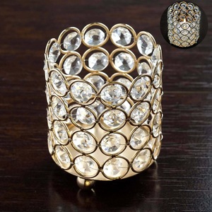 Support de bougie en cristal artisanal, durable et personnalisable, élégant, pour table à manger, mariage, fête, décoration de la maison - Product Image 4